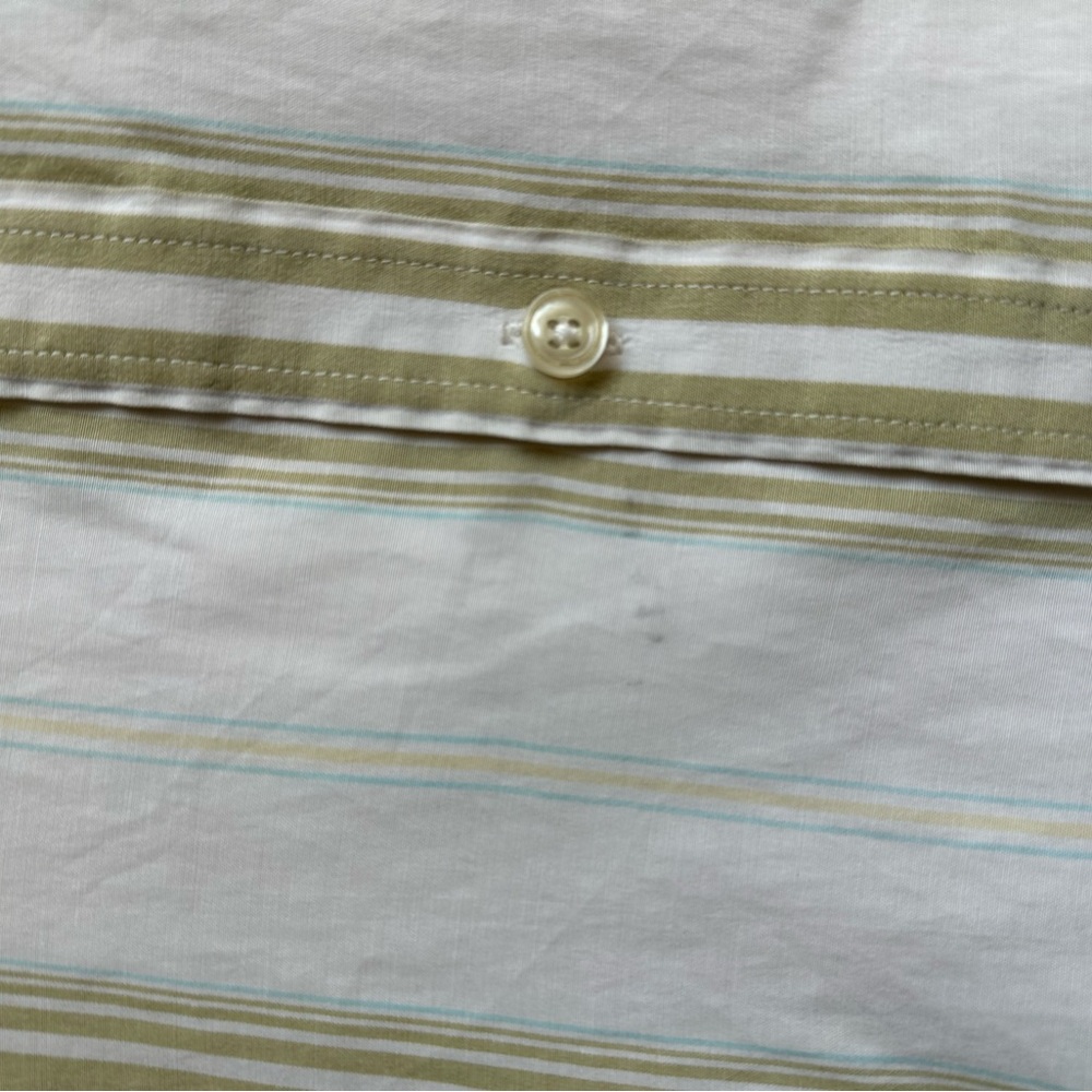 Y2K Billabong Shirt Light Weight Cream/White Men’s Size L  #skater - Picture 7 of 9
